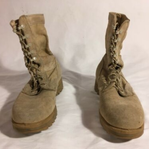 ALTAMA HOT WEATHER VENTED TAN COMBAT BOOTS 8R NM03035 main image 7